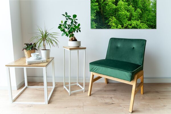 TZB Kvetinový stojan Loft Arben 60 cm biely/dub Craft