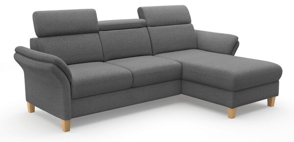 ROHOVÁ SEDAČKA, textil, tmavosivá Sit & More - Sedačky, Online Only
