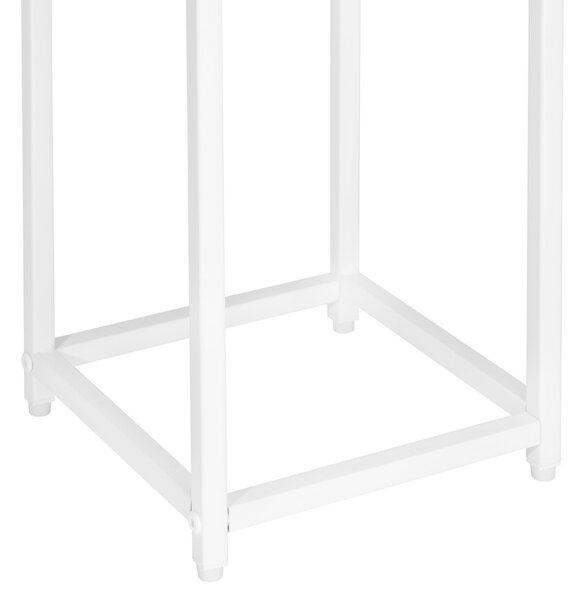 TZB Kvetinový stojan Loft Arben 40 cm biely/dub Craft