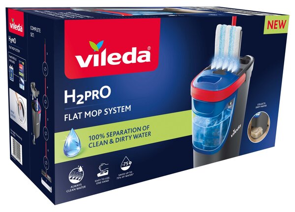 VILEDA H2prO plochý mop