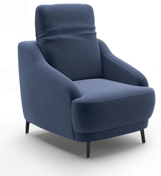 KRESLO, textil, modrá Sit & More - Online Only obývacie izby, Online Only
