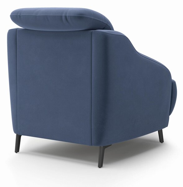 KRESLO, textil, modrá Sit & More - Online Only obývacie izby, Online Only