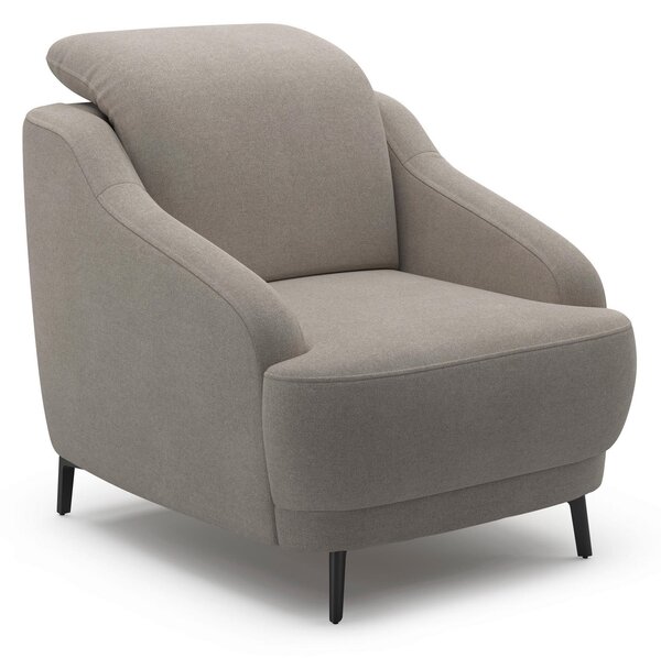 KRESLO, textil, farba lieskového orecha Sit & More - Online Only obývacie izby, Online Only