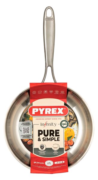 Nerezová panvica PYREX Infinity 24cm