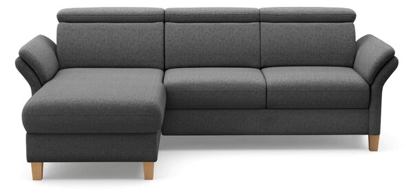 ROHOVÁ SEDAČKA, textil, tmavosivá Sit & More - Sedačky, Online Only