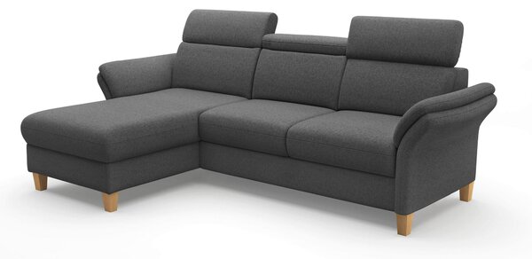 ROHOVÁ SEDAČKA, textil, tmavosivá Sit & More - Sedačky, Online Only