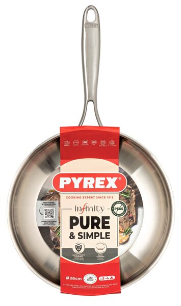 Nerezová panvica PYREX Infinity 28cm