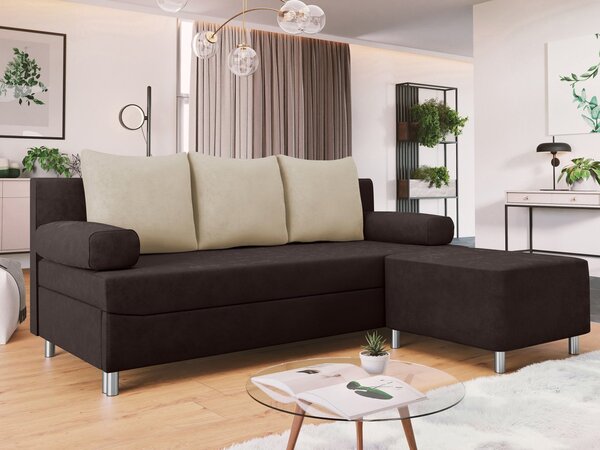 Mirjan24 Pohovka Don s taburetkou, Dostupné poťahy: Lux 30 + Evo 30 5902928009484