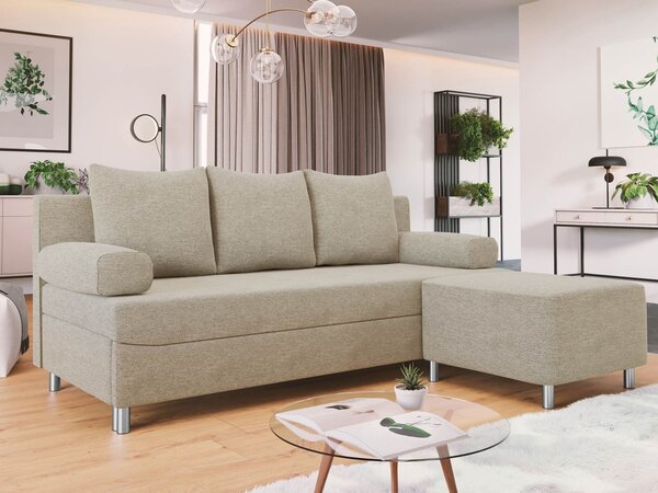 Mirjan24 Pohovka Don s taburetkou, Dostupné poťahy: Lux 30 + Evo 30 5902928009484