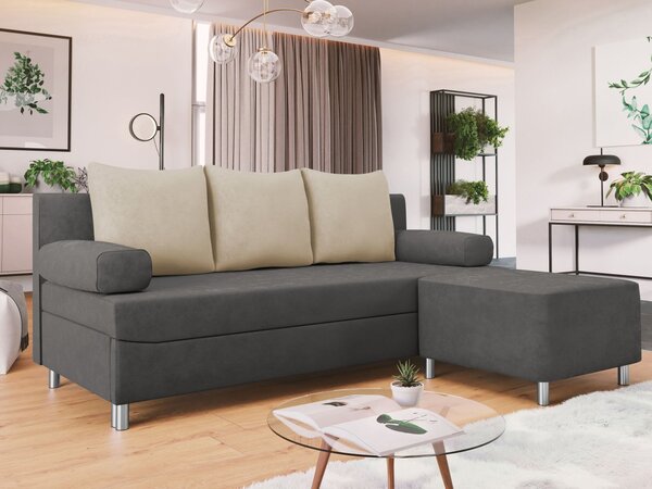 Mirjan24 Pohovka Don s taburetkou, Dostupné poťahy: Lux 30 + Evo 30 5902928009484