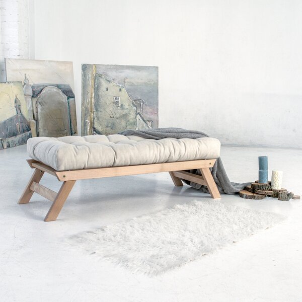 MarLiving Lavica BREEZIO 01 140 cm z masívu/grafitovo sivá