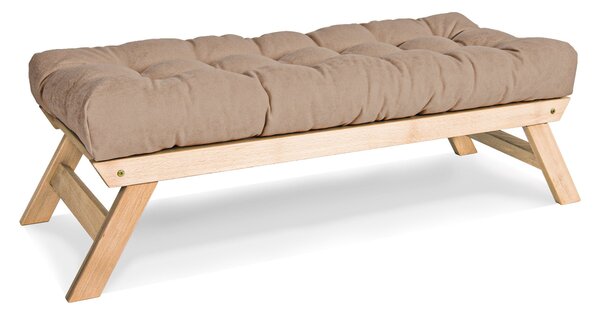 MarLiving Lavica BREEZIO 02 140 cm z masívu/béžová