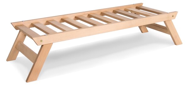 MarLiving Lavica BREEZIO 01 140 cm z masívu/grafitovo sivá