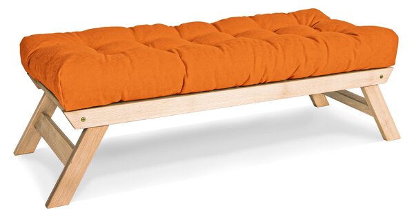 MarLiving Lavica BREEZIO 02 140 cm z masívu/oranžová