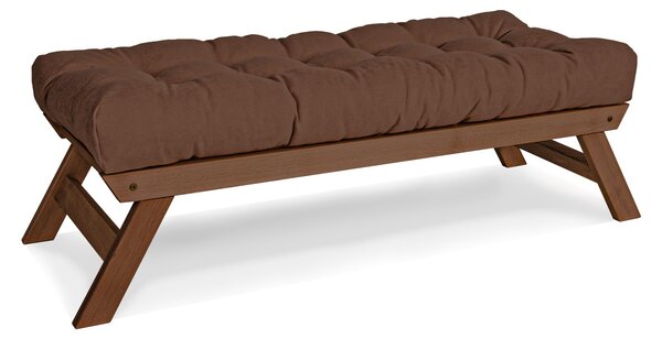 MarLiving Lavica BREEZIO 03 140 cm z masívu/hnedá