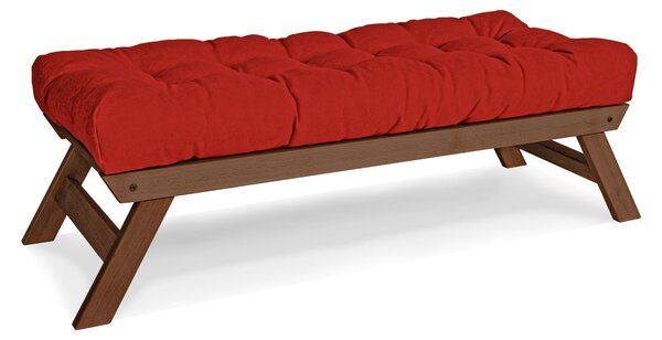 MarLiving Lavica BREEZIO 03 140 cm z masívu/červená
