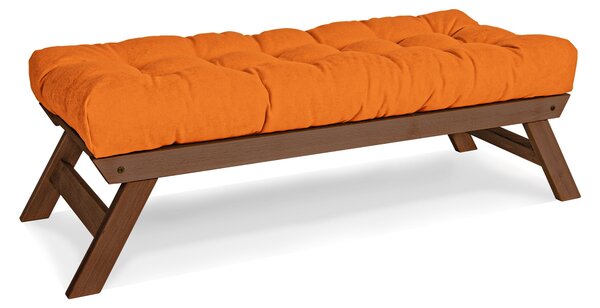 MarLiving Lavica BREEZIO 03 140 cm z masívu/oranžová