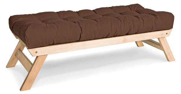 MarLiving Lavica BREEZIO 01 140 cm z masívu/hnedá