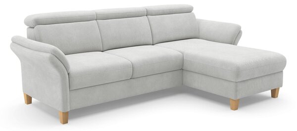 ROHOVÁ SEDAČKA, textil, strieborná Sit & More - Sedačky, Online Only