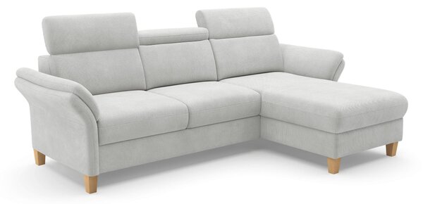 ROHOVÁ SEDAČKA, textil, strieborná Sit & More - Sedačky, Online Only