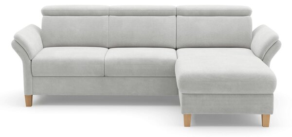 ROHOVÁ SEDAČKA, textil, strieborná Sit & More - Sedačky, Online Only
