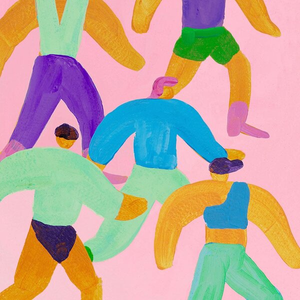 Plagát Walk the Walk, Lise Uhrskov, 50 x 70 – The Poster Club
