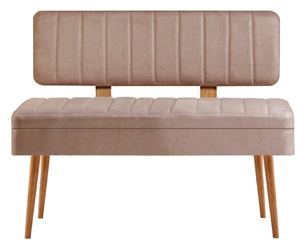 Kalune Design Lavica VINA II s úložným priestorom 110 cm borovica atlantic/béžová