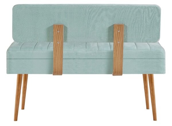 Kalune Design Lavica VINA II s úložným priestorom 110 cm borovica atlantic/pistáciovo zelená