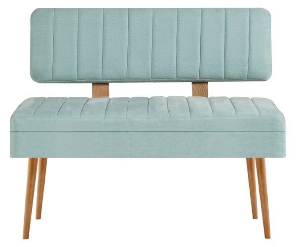 Kalune Design Lavica VINA II s úložným priestorom 110 cm borovica atlantic/pistáciovo zelená
