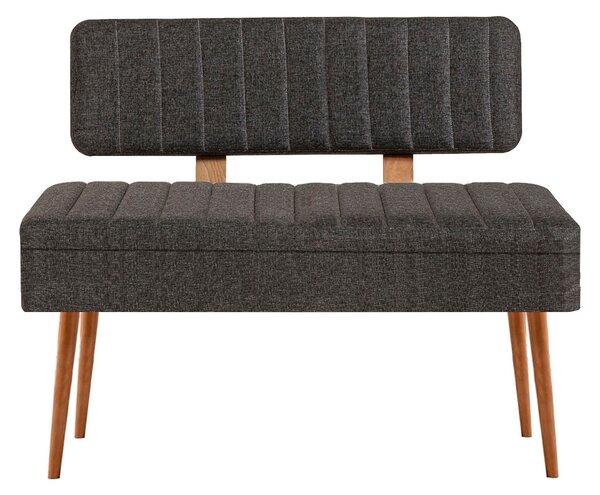 Kalune Design Lavica VINA II s úložným priestorom 110 cm borovica atlantická/antracitová