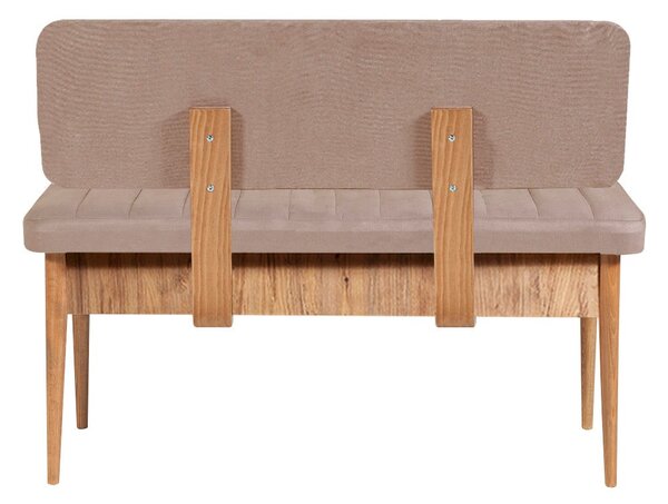 Kalune Design Lavica VINA s úložným priestorom 110 cm borovica atlantic/béžová