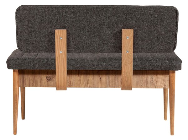 Kalune Design Lavica VINA s úložným priestorom 110 cm borovica atlantic/antracitová