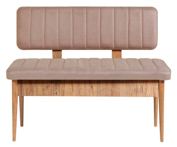Kalune Design Lavica VINA s úložným priestorom 110 cm borovica atlantic/béžová