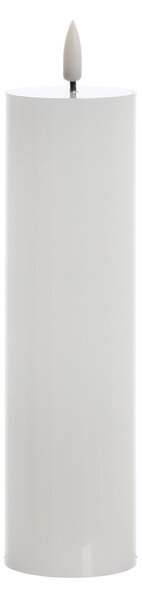 Mondex LED sviečka IDALIA 21 cm biela