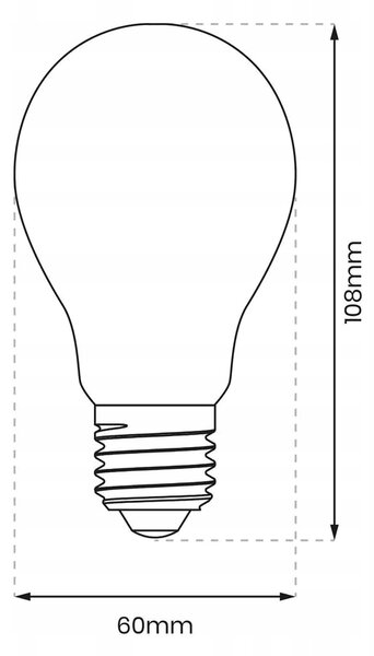 Eko-light LED žiarovka Bogo A60 neutrálna biela