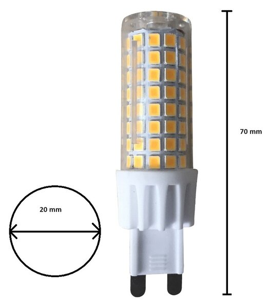 Eko-light LED žiarovka Corn II neutrálna biela