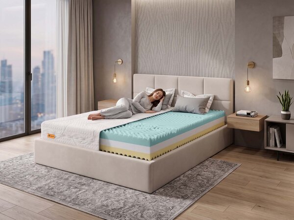 Wilsondo Vysoký penový matrac Komfort premium 90x200x25 - poťah Exclusive