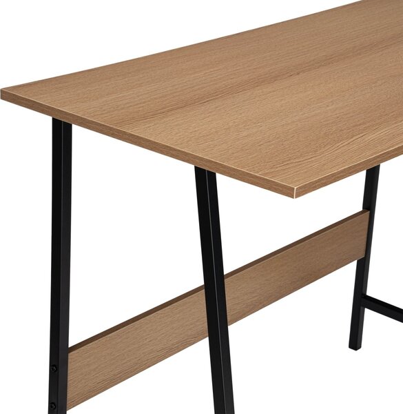 TZB Loftový písací stôl SKAGEN dub moderný