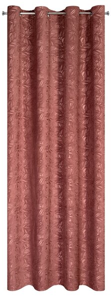 ZÁVES NA KRÚŽKOCH OCTAVIA 140X250 CM STARORUŽOVÁ