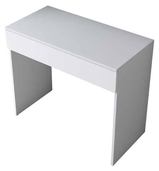Kalune Design Minimalistický toaletný stolík Alisson biely