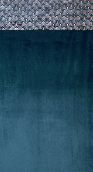 ZATEMŇOVACÍ ZÁVES NA KRÚŽKOCH ELEN 140X250 CM MODRÁ
