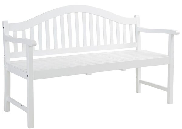 BANQUETTE Lavica s rozkladacím stolíkom - biela