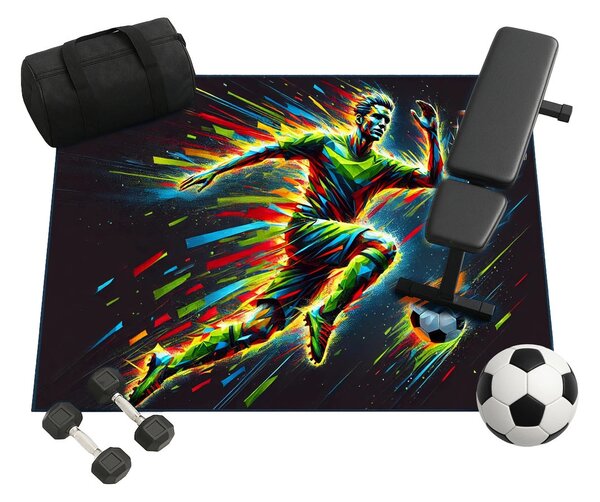TZ Dizajnový koberec Futbal Rozmer: 120x170 cm