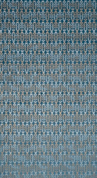 ZATEMŇOVACÍ ZÁVES NA KRÚŽKOCH LAURA 140X250 CM MODRÁ