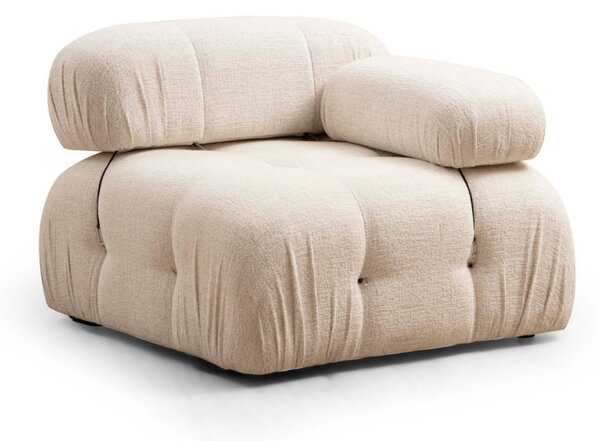 Hanah Home Modul pohovky Bubble bouclé krémový pravý