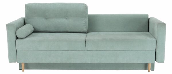 KONDELA Pohovka rozkladacia, mentol látka Queens, AURELIA