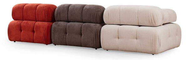 Hanah Home Modulová pohovka Doblo I 315 cm biela/sivá/červená