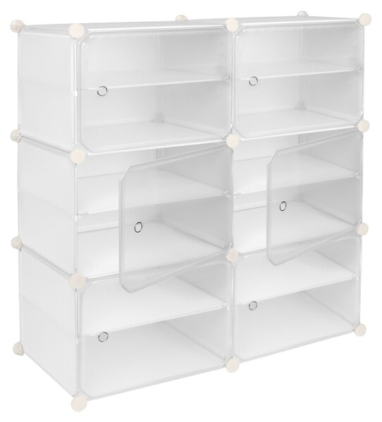 TZB Modulárny botník PETRA 88 cm biely