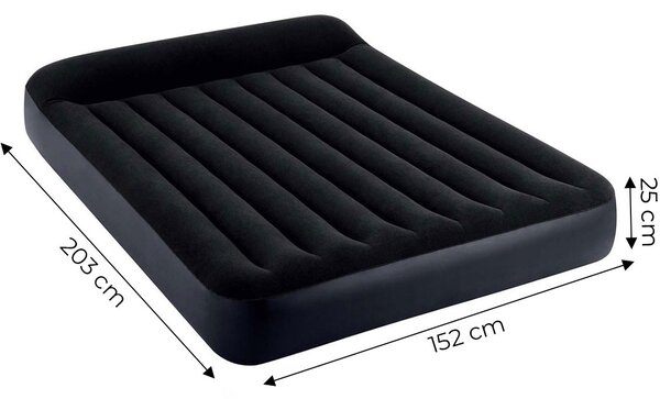 Nafukovací matrac INTEX 64143 203x152 cm tmavomodrá