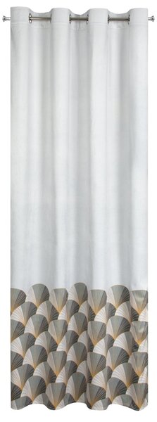 ZATEMŇOVACÍ ZÁVES NA KRÚŽKOCH GINA 140X250 CM VZOROVANÁ